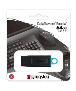 Pendrive 64GB Kingston Exodia USB 3.2 BLACK